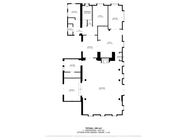 Floorplan - Hulsel 14, 2382 Ravels